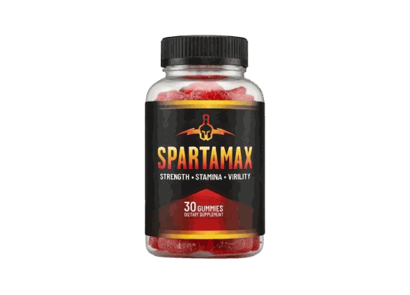 Spartamax men's vitality gummies bottle, 30 gummies